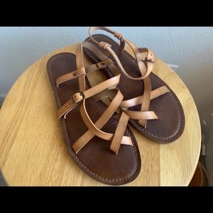mossimo nude colored sandals